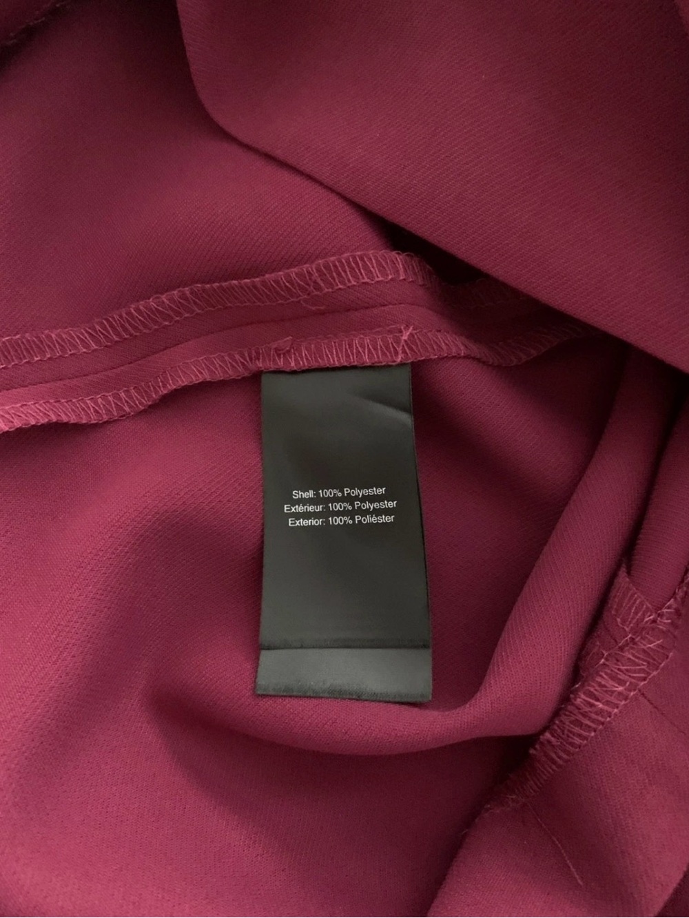 NEW Women's Size 2 Donna Karan Sleeveless Drape Neck Slit Back Fuschia $149 - Picture 9 of 11